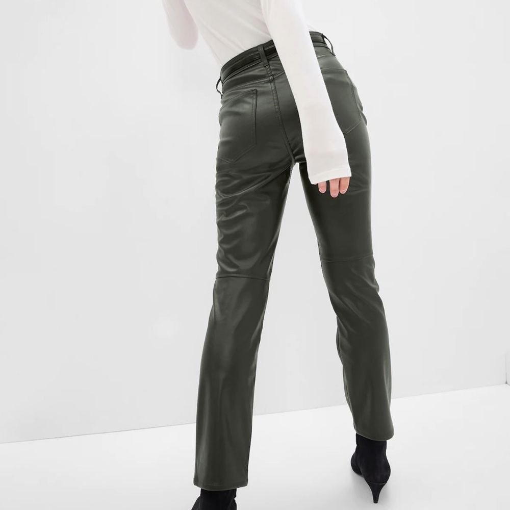 Gap Faux Leather Vintage Slim Pants